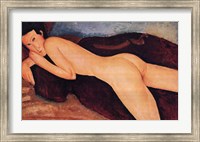 Framed Reclining Nude from the Back, c.1917