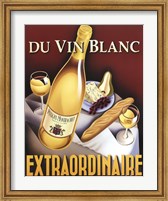 Framed Du Vin Blanc Extraordinaire