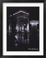 Framed Paris Rendevous