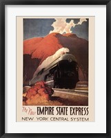 Framed Empire State Express