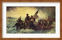 Framed Washington Crossing the Delaware, c.1851