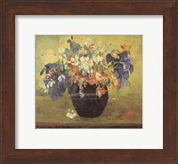 Framed Vase of Flowers, 1896