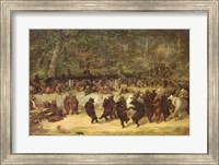 Framed Bear Dance, c.1870