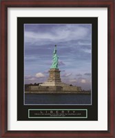 Framed Liberty-Statue of Liberty