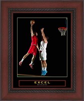 Framed Excel - Basketball