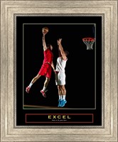 Framed Excel - Basketball