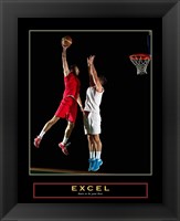 Framed Excel - Basketball