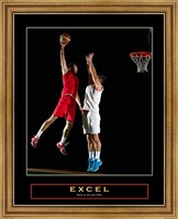Framed Excel - Basketball
