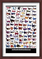 Framed 100 Cats and a Mouse