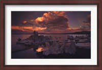 Framed Tufas in Mono Lake, California