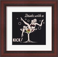 Framed Drinks with a Kick