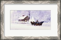 Framed Cape Cod Sleighride