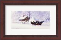 Framed Cape Cod Sleighride