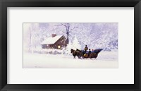 Framed Cape Cod Sleighride