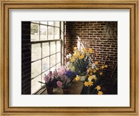 Framed Flower House Morning