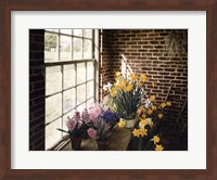 Framed Flower House Morning