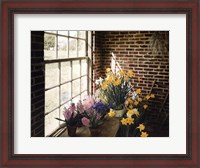 Framed Flower House Morning