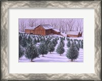 Framed Xmas Tree Farm