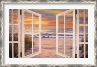 Framed Sunset Beach