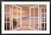 Sunset Beach Framed Print