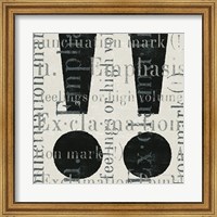 Framed Punctuated Text I