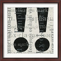 Framed Punctuated Text I