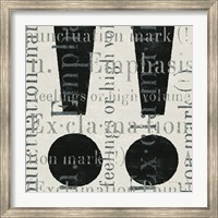 Framed Punctuated Text I