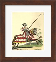 Framed 1512-Knight Armed a La Haute Barde