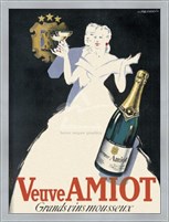 Framed Veuve Amiot - Grands vins mousseux