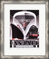 Framed Panhard Lines 16x12
