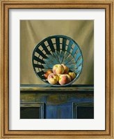 Framed White Peaches