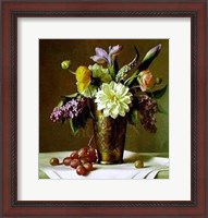 Framed Flowers in an Indian Vase