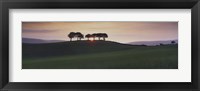 Framed Somerset Sunrise