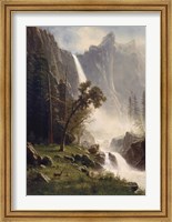 Framed Bridal Veil Falls, Yosemite