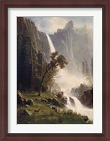 Framed Bridal Veil Falls, Yosemite