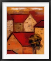 Rooftops II Framed Print