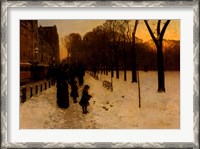 Framed Boston Common at Twilight, 1885-86