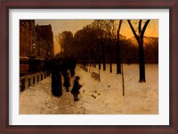 Framed Boston Common at Twilight, 1885-86