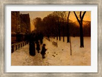 Framed Boston Common at Twilight, 1885-86