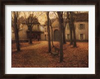 Framed Le Village en Automne