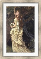 Framed Ophelia, ca. 1865