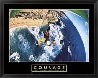 Framed Courage - Hang Glider