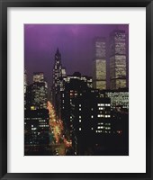 Framed Purple Skies - W.T.C.