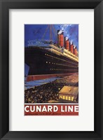 Framed Cunard Line