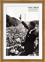 Framed King: I Have a Dream