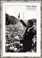 Framed King: I Have a Dream