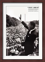 Framed King: I Have a Dream