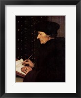 Framed Portrait of Erasmus