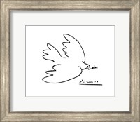 Framed Dove of Peace