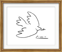 Framed Dove of Peace